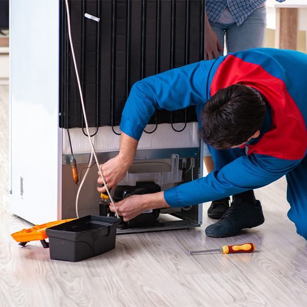 how much do you charge for refrigerator repair services in Farmington Falls